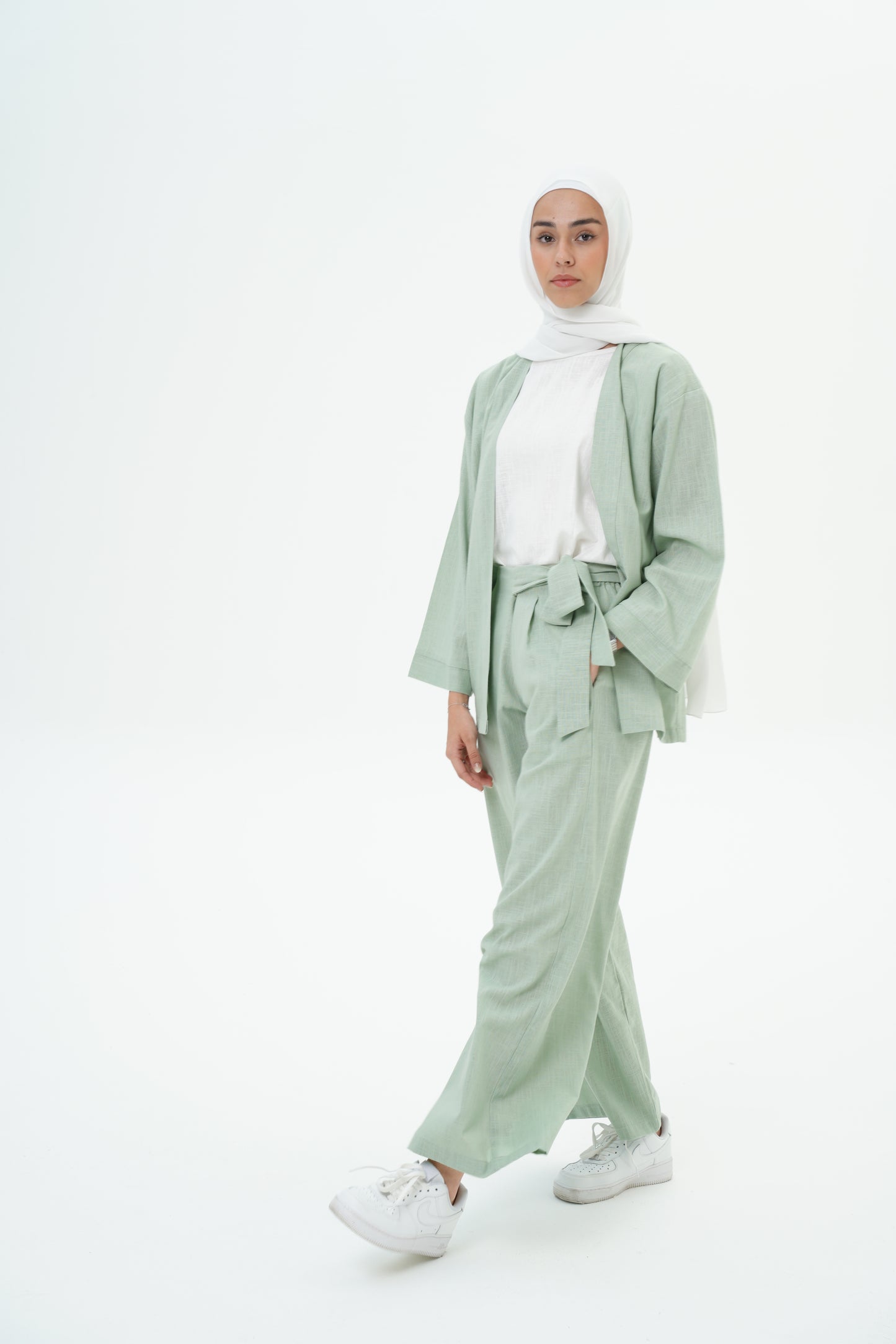 Kimono Tie Set - Sage