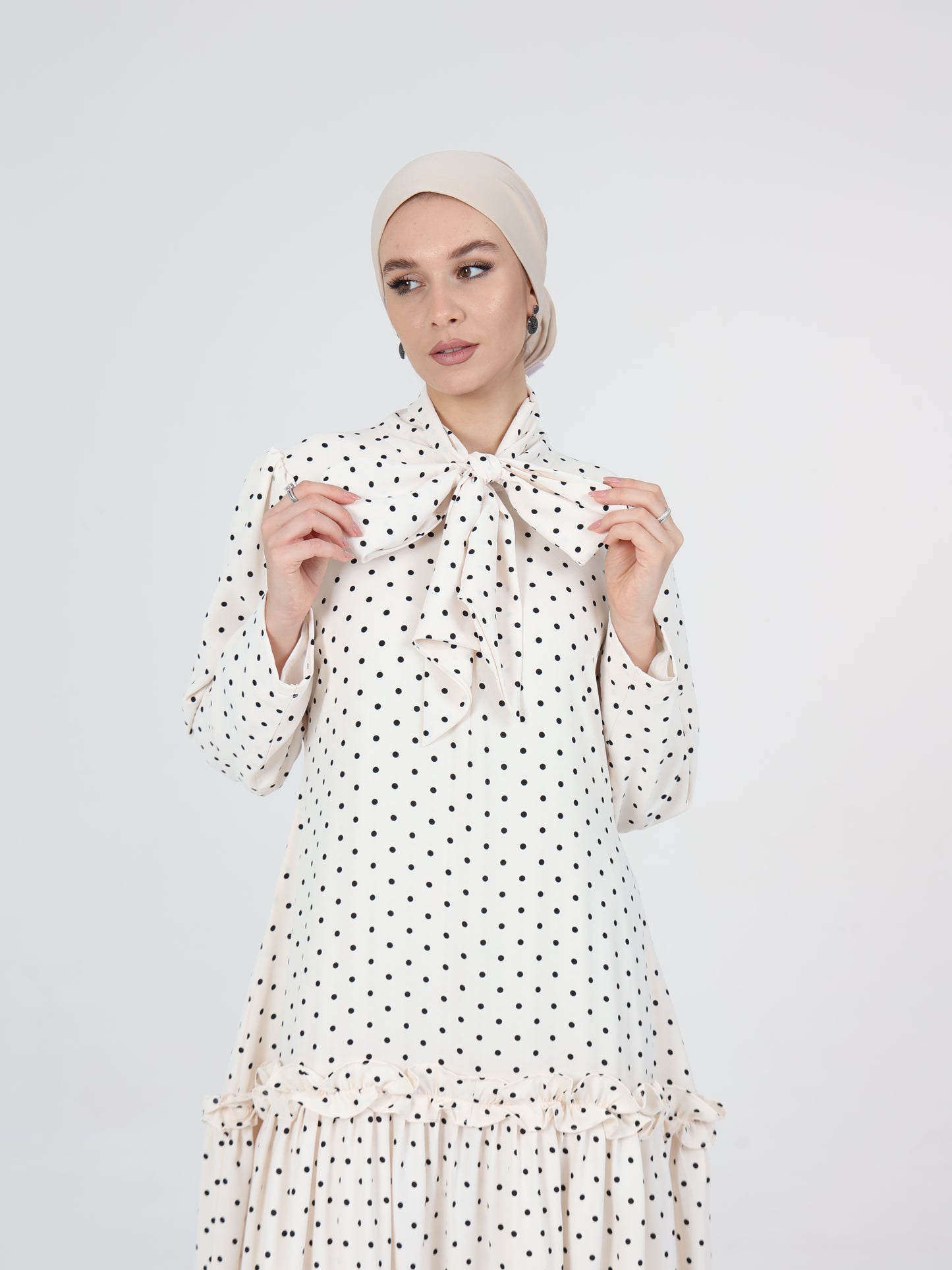 Polka Dots Maxi Dress