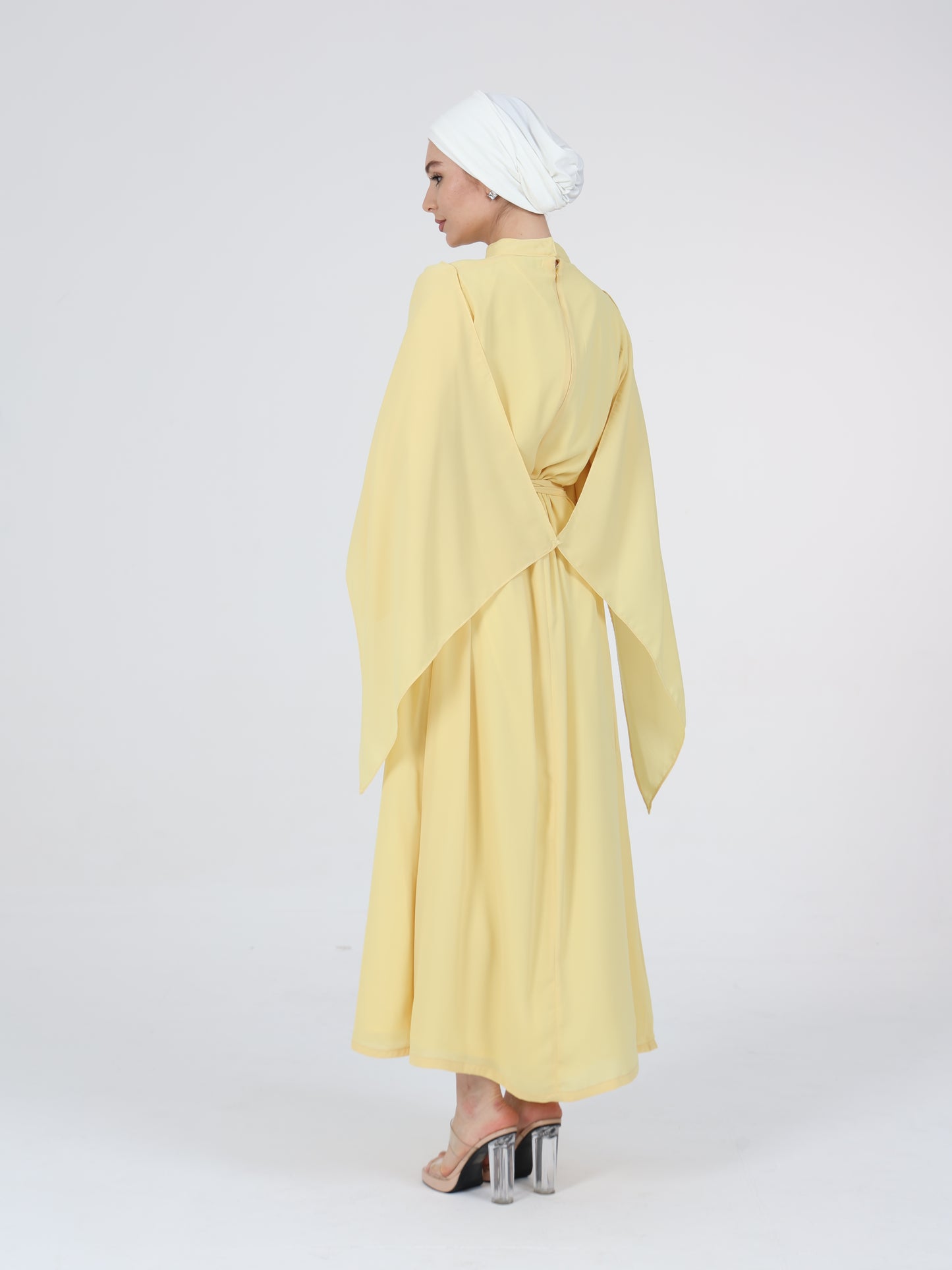 Yellow Cape Dress