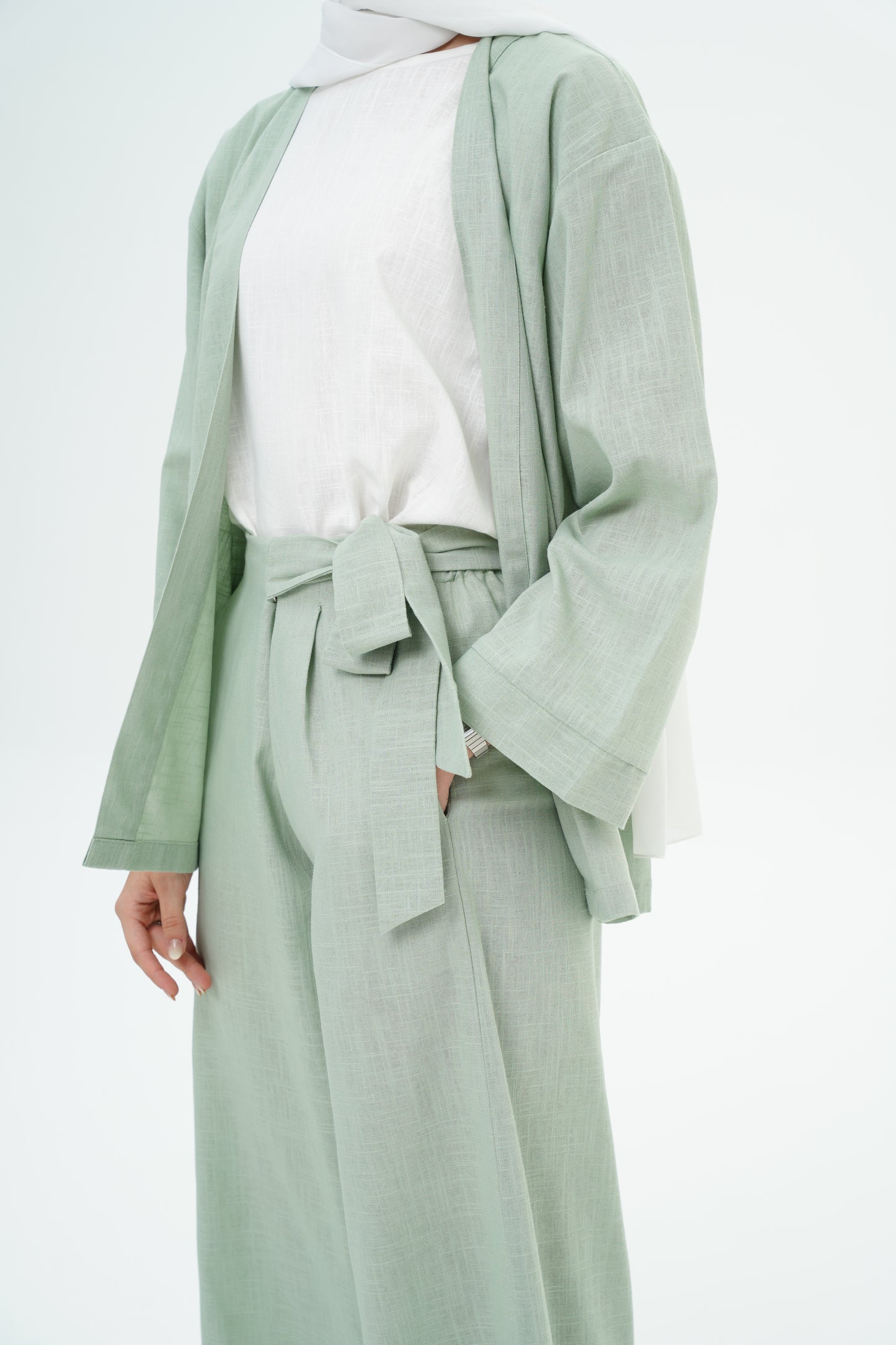 Kimono Tie Set - Sage