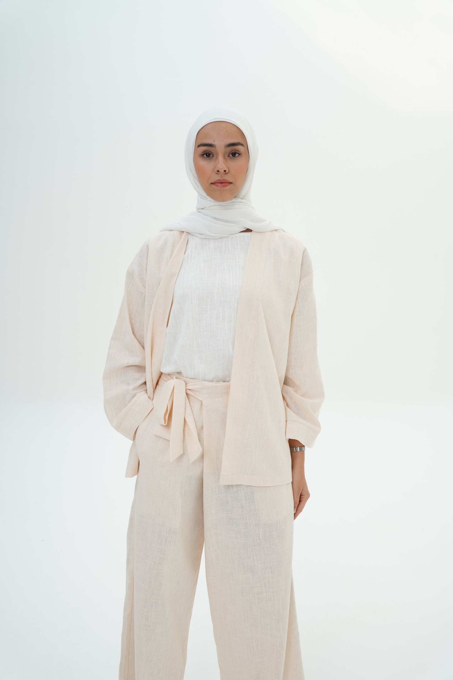 Kimono Tie Set – Peach