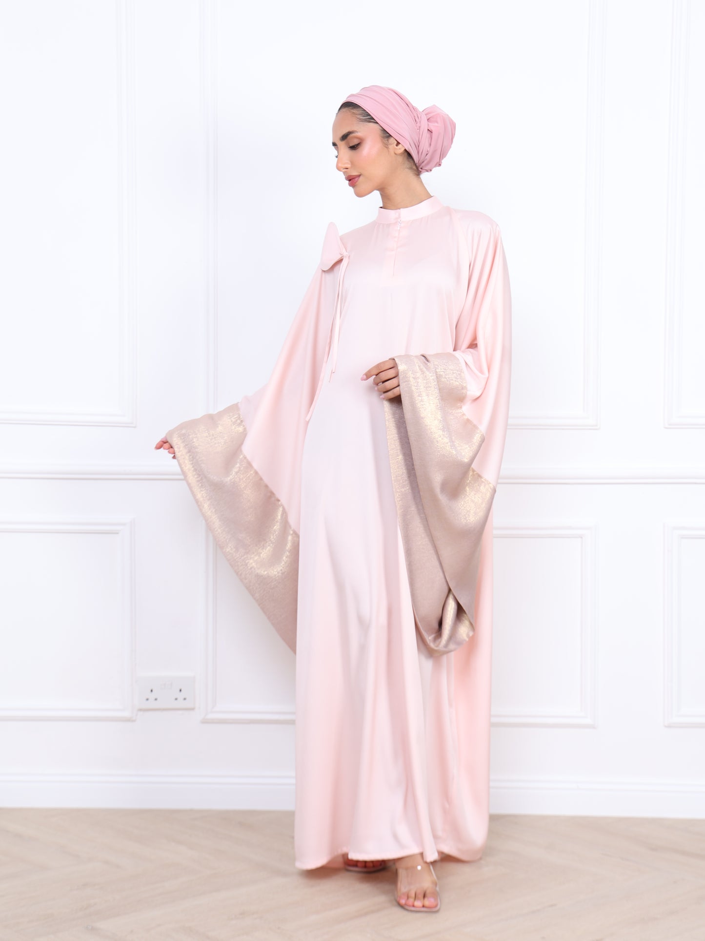 Pink Kimono Kaftan