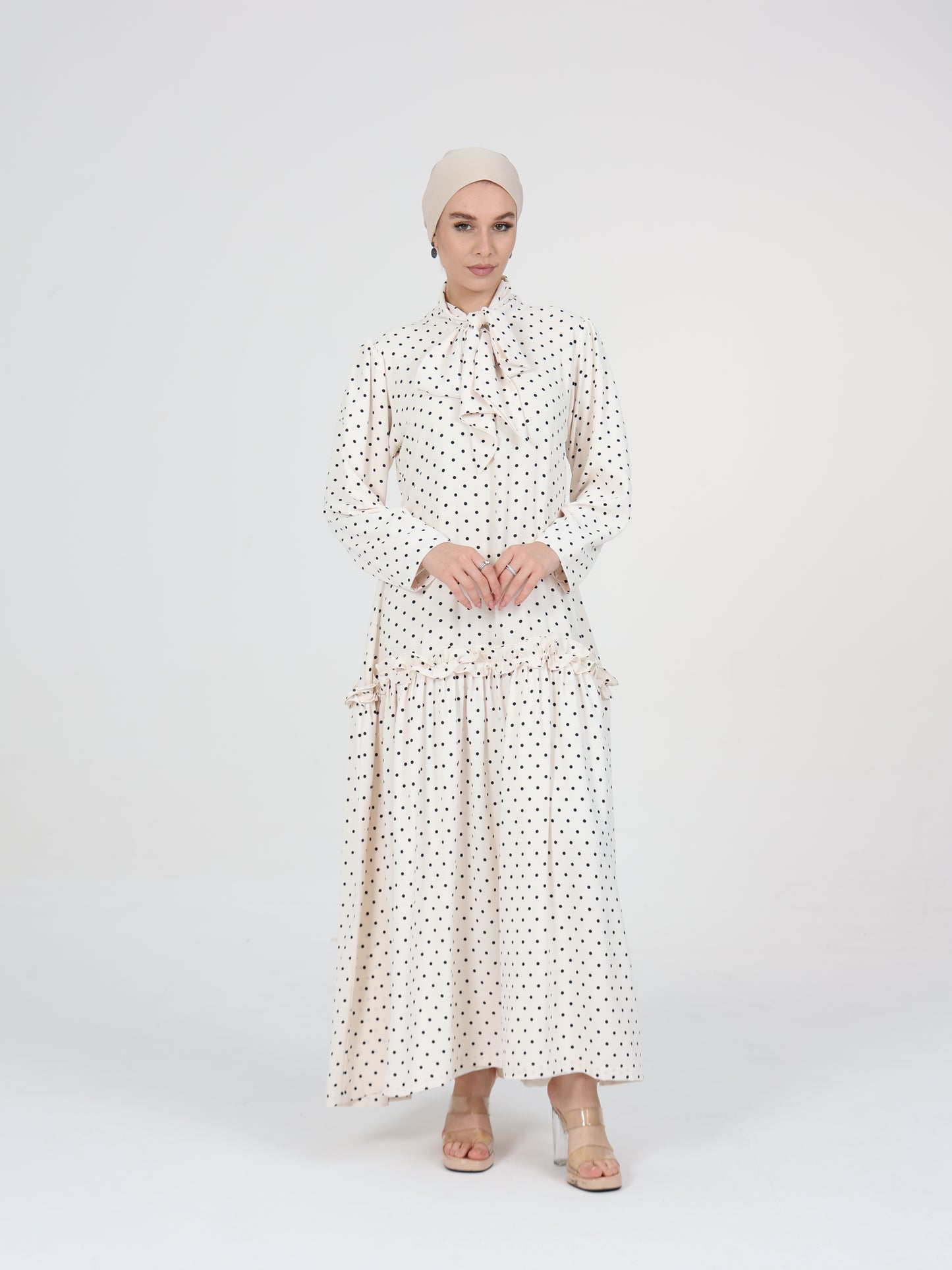 Polka Dots Maxi Dress