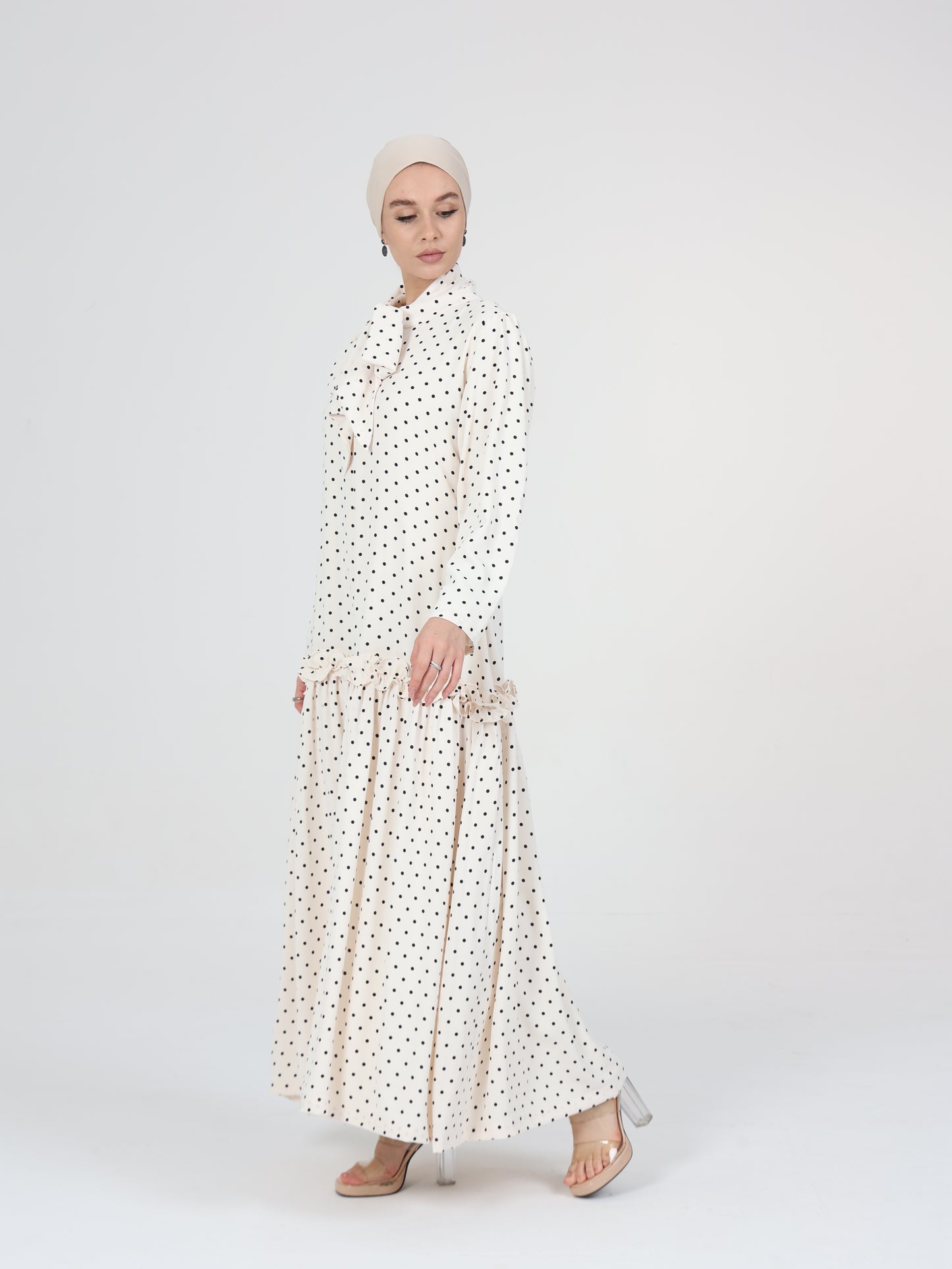 Polka Dots Maxi Dress