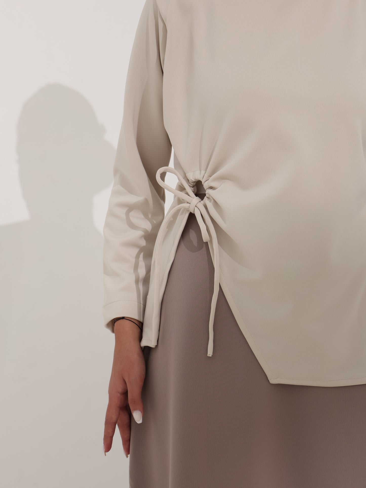 Asymmetrical Tie Top & Skirt