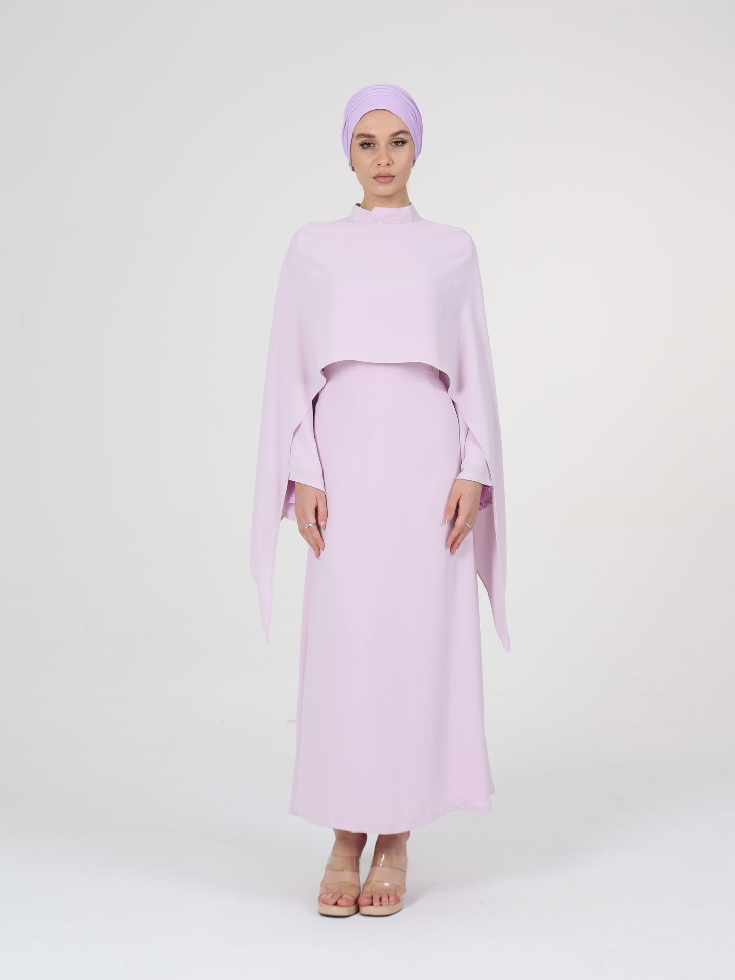 Lilac Cape Dress