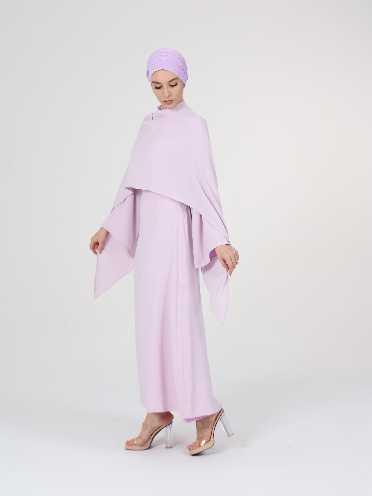 Lilac Cape Dress