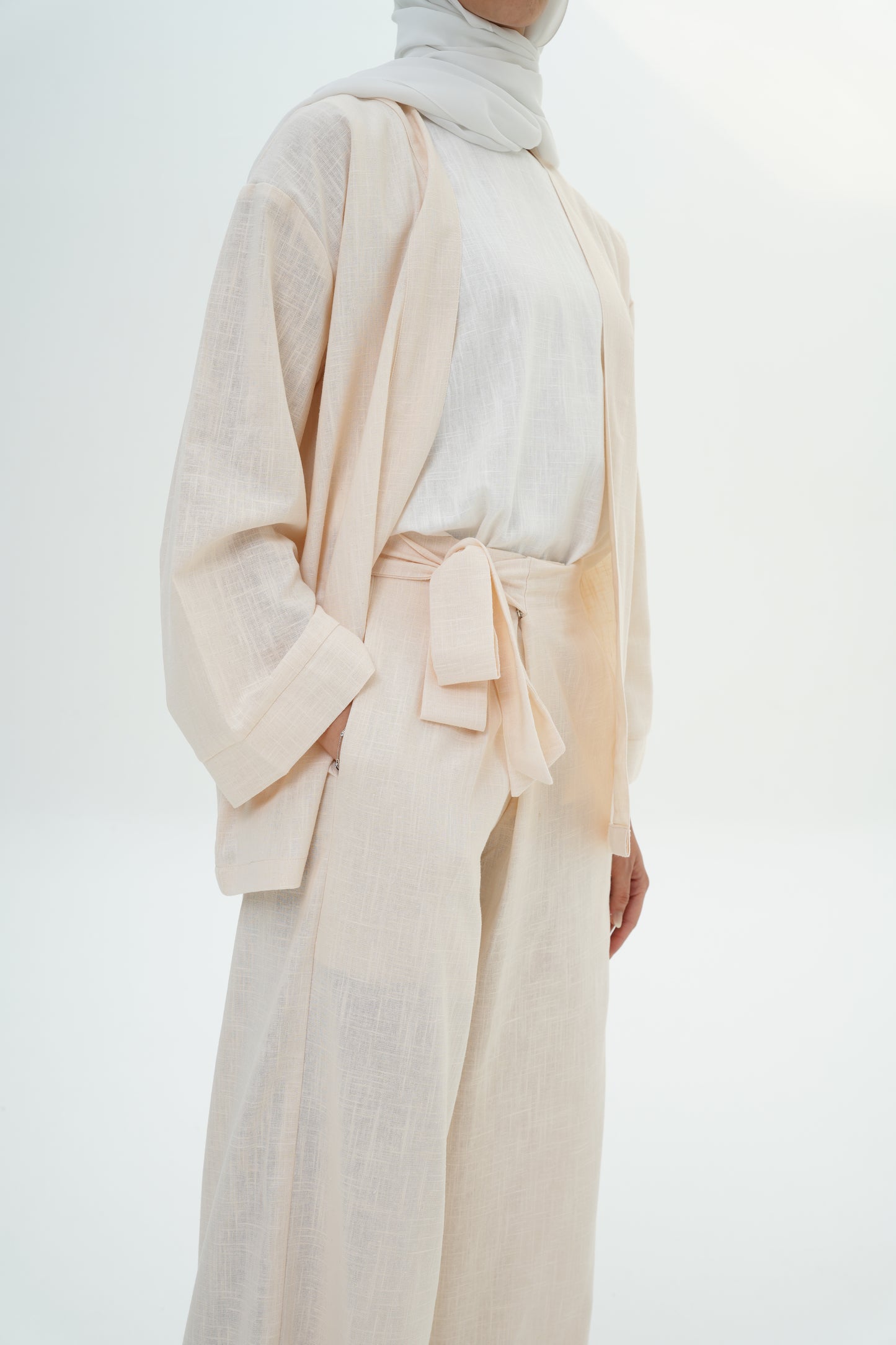 Kimono Tie Set – Peach