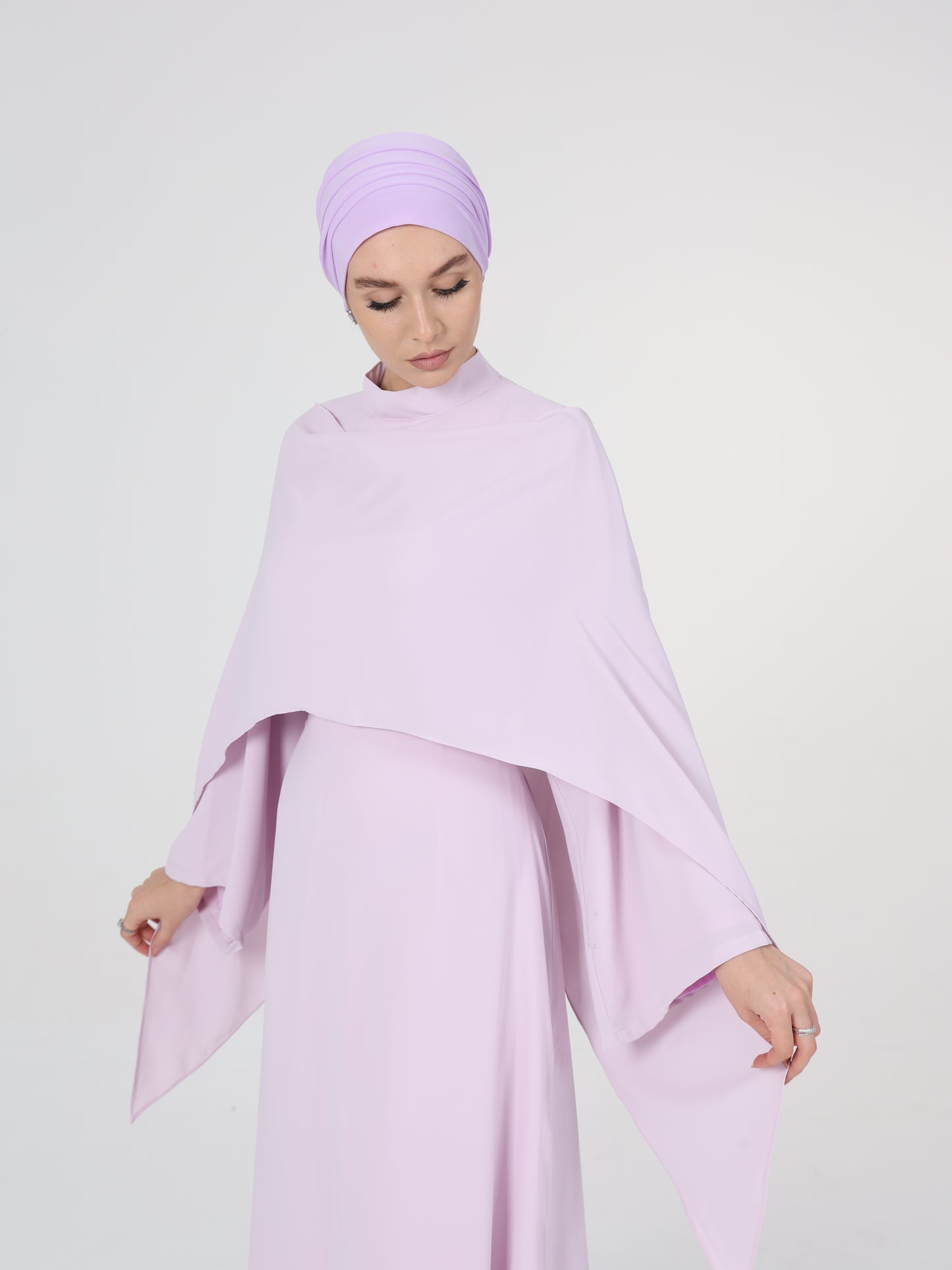 Lilac Cape Dress
