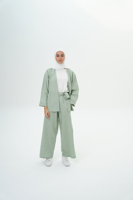 Kimono Tie Set - Sage