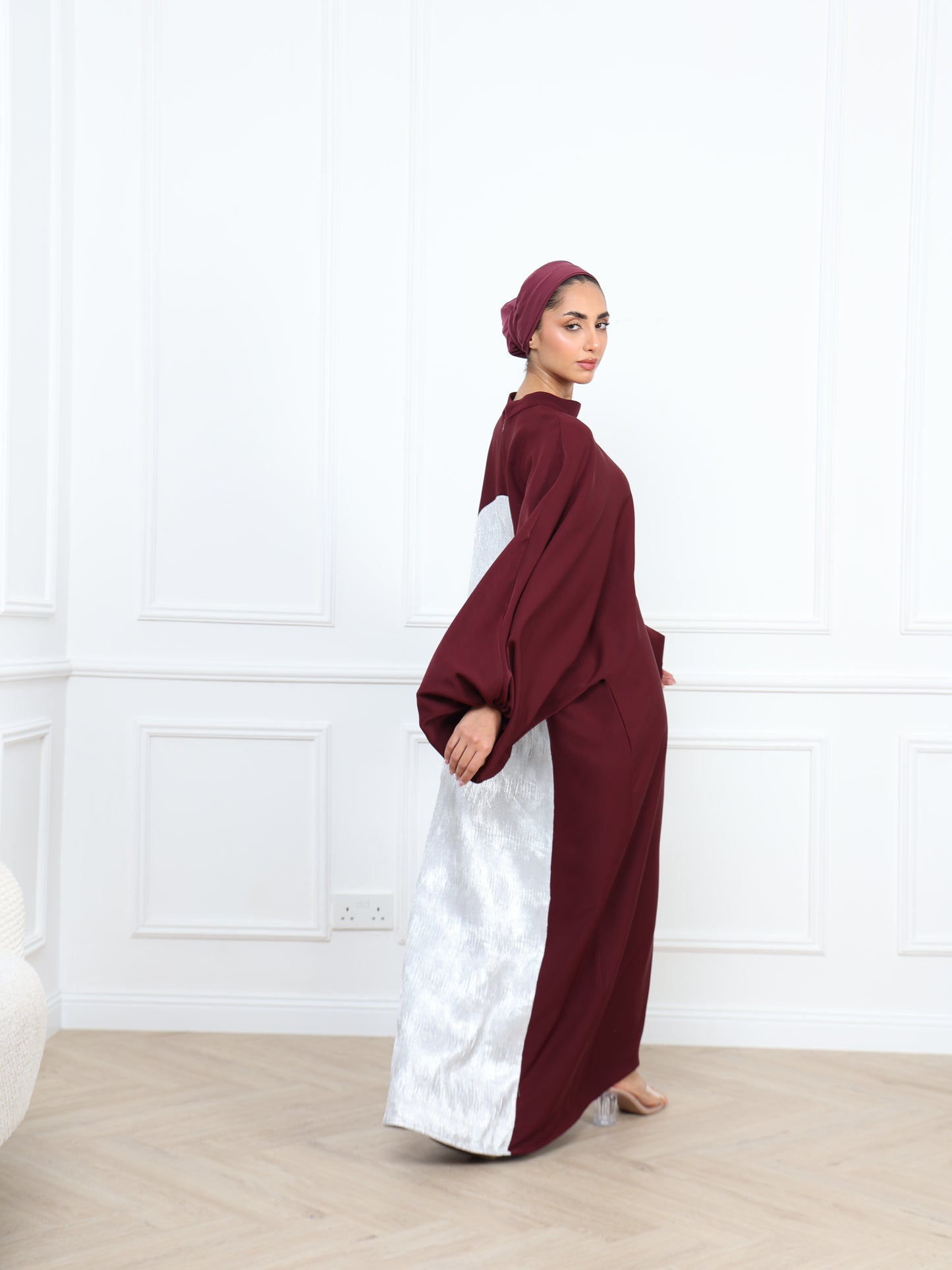 Burgundy Kaftan