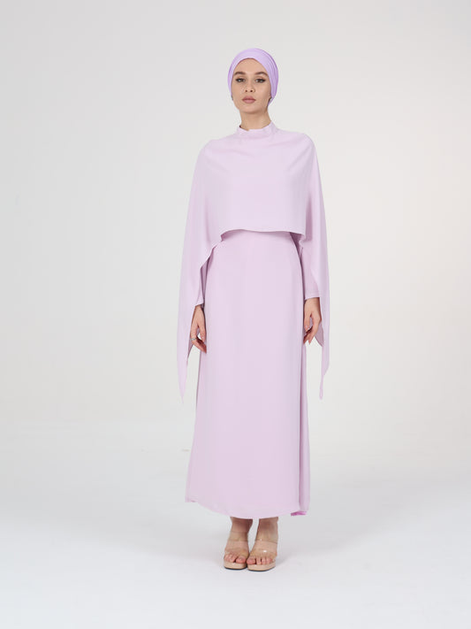 Lilac Cape Dress